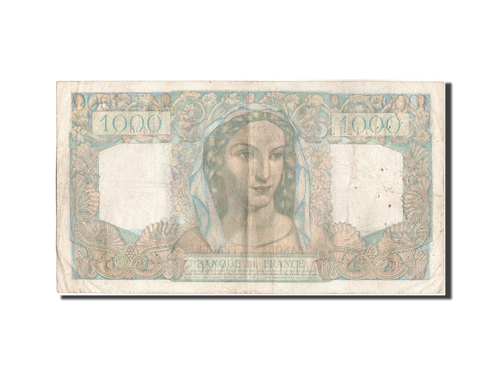 France, 1000 Francs, 1 000 F 1945-1950 ''Minerve et Hercule'', 1948, 1948-05-...