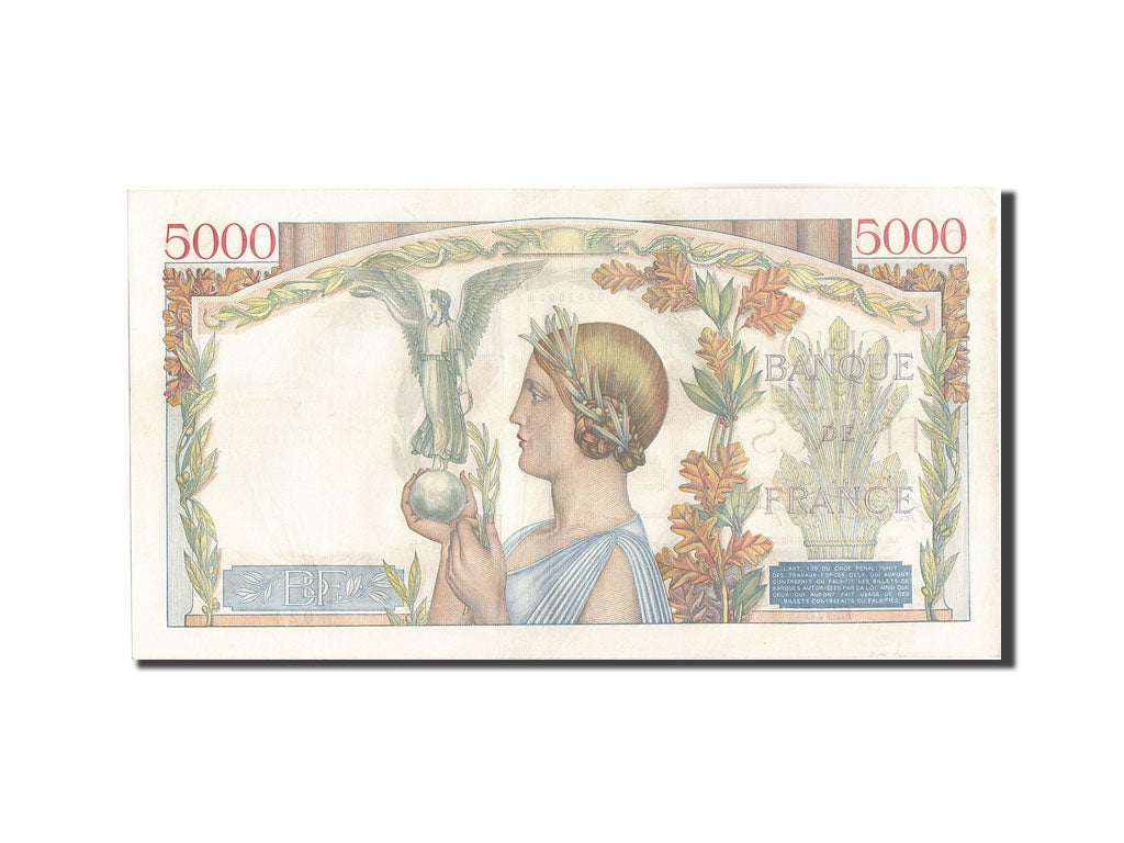 Banconote, Francia, 5000 Francs, 5 000 F 1934-1944 ''Victoire'', 1939