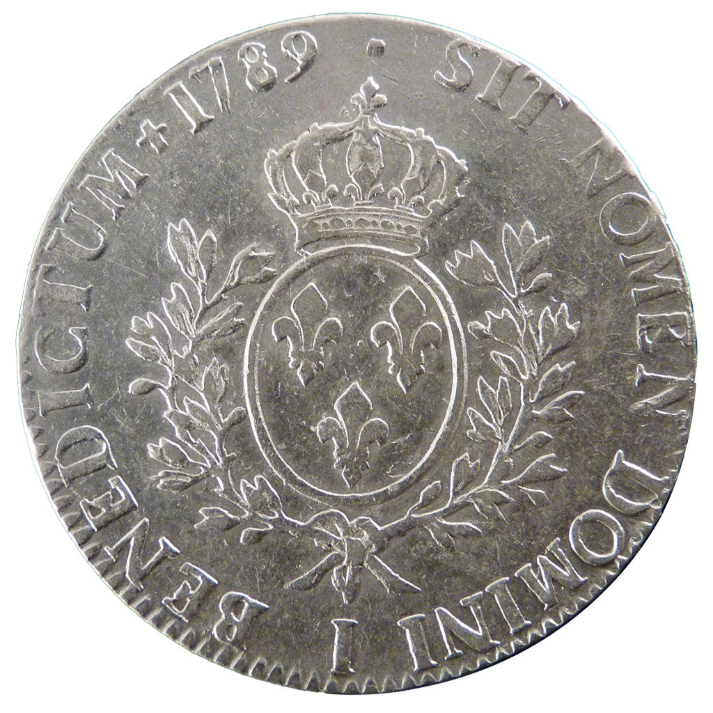 Francia, Louis XVI, Écu aux branches d'olivier, Ecu, 1789, Limoges, BB, Arge...