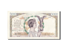 Geldschein, Frankreich, 5000 Francs, 5 000 F 1934-1944 ''Victoire'', 1939