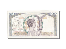 Banknote, France, 5000 Francs, 5 000 F 1934-1944 ''Victoire'', 1939, 1939-09-14