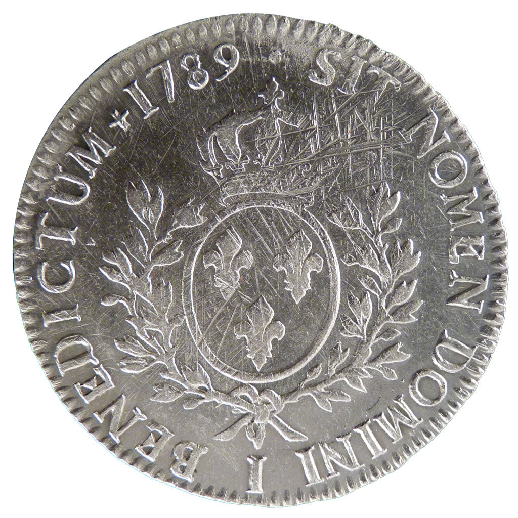 Francia, Louis XVI, Écu aux branches d'olivier, Ecu, 1789, Limoges, BB, Arge...