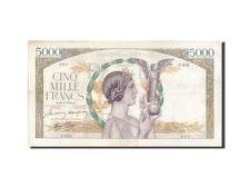 France, 5000 Francs, 5 000 F 1934-1944 ''Victoire'', 1942, KM:97c, 1942-04-23...