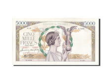 Banknot, Francja, 5000 Francs, Victoire, 1942, 1942-09-24, AU(50-53)