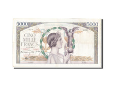 Geldschein, Frankreich, 5000 Francs, 5 000 F 1934-1944 ''Victoire'', 1939