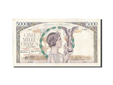 Banconote, Francia, 5000 Francs, 5 000 F 1934-1944 ''Victoire'', 1940