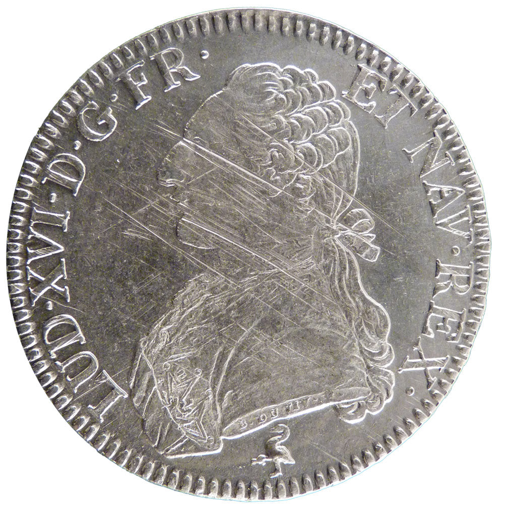 LOUIS XVI, Écu aux Branches d'Olivier
