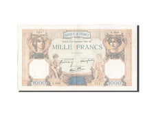 Frankreich, 1000 Francs, 1 000 F 1927-1940 ''Cérès et Mercure'', 1939, KM:9...