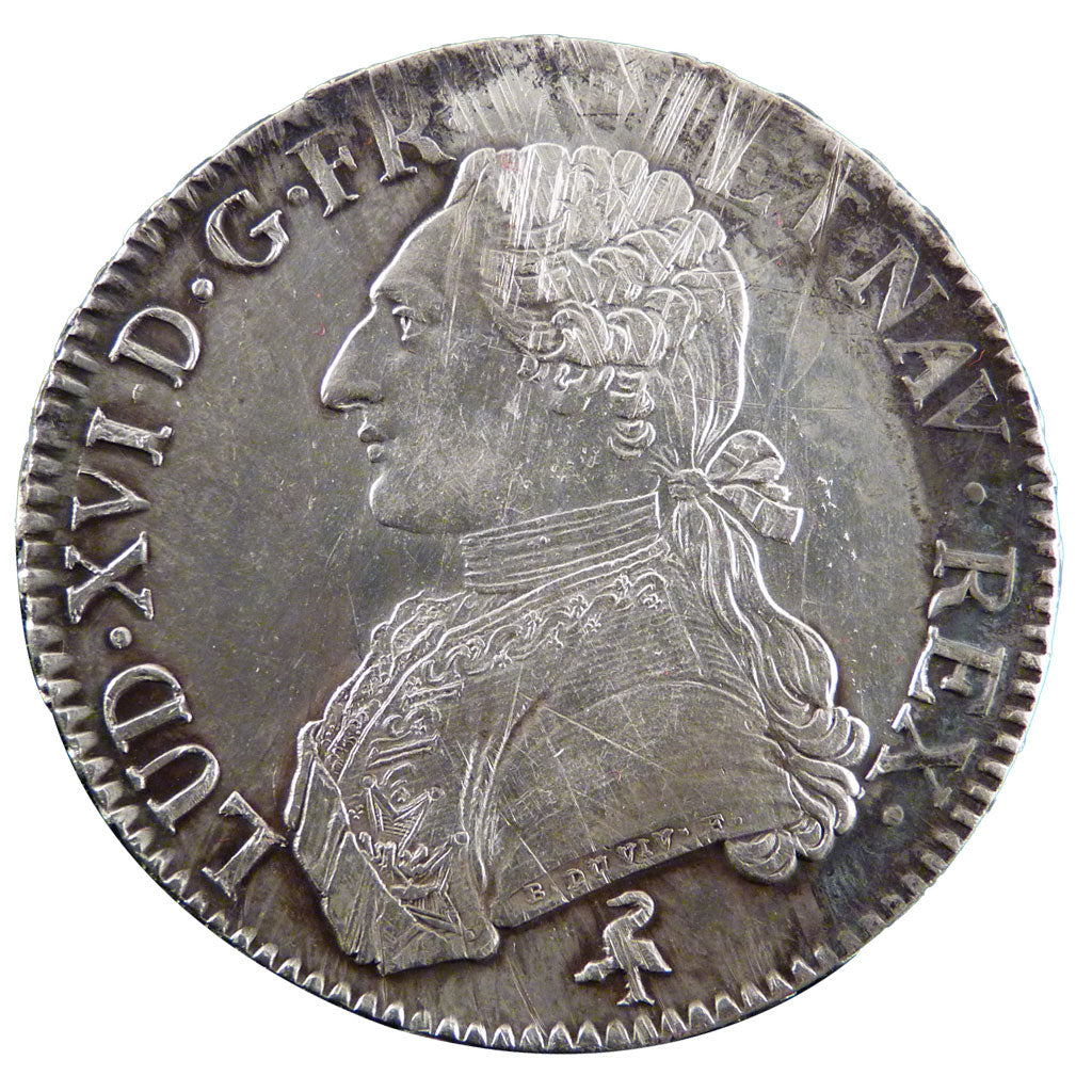 LOUIS XVI, Écu aux Branches d'Olivier