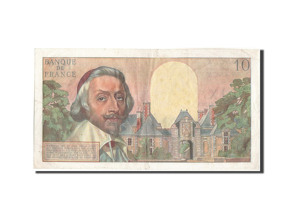 France, 10 Nouveaux Francs, 10 NF 1959-1963 ''Richelieu'', 1960, 1960-09-01,...