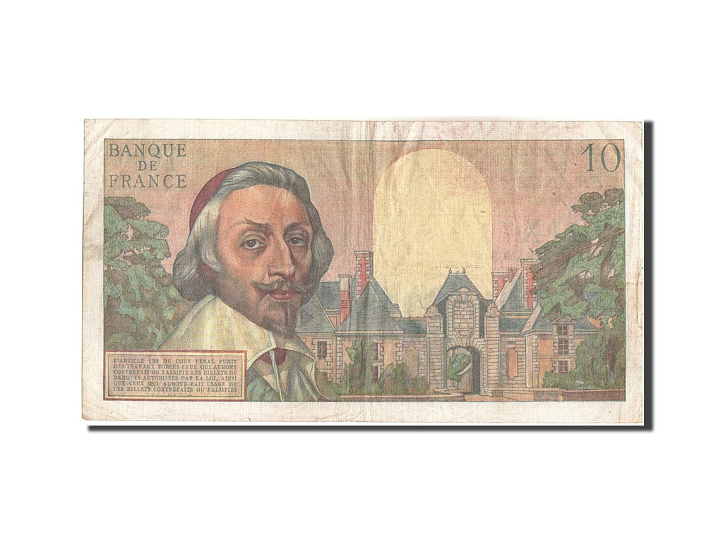 Frankreich, 10 Nouveaux Francs, 10 NF 1959-1963 ''Richelieu'', 1962, KM:142a,...