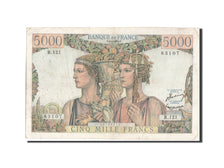France, 5000 Francs, 5 000 F 1949-1957 ''Terre et Mer'', 1953, KM:131c, 1953-...