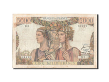 France, 5000 Francs, 5 000 F 1949-1957 ''Terre et Mer'', 1949, KM:131a, 1949-...