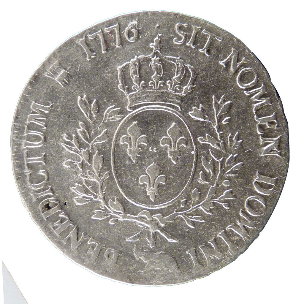 Francia, Louis XVI, Écu de Béarn aux branches d'olivier, Ecu, 1776, Pau, MB...