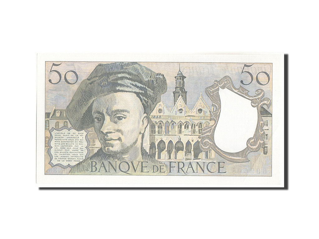 France, 50 Francs, 50 F 1976-1992 ''Quentin de La Tour'', 1983, KM:152b, 1983...