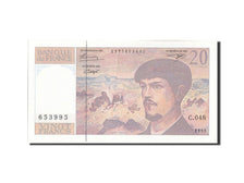 Geldschein, Frankreich, 20 Francs, 20 F 1980-1997 ''Debussy'', 1995, 1995, UNZ-