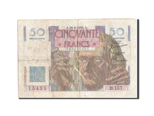 Banknot, Francja, 50 Francs, Le Verrier, 1950, 1950-08-24, VF(20-25)
