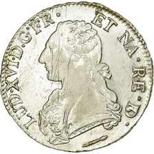 Moneda, Francia, Louis XVI, Écu de Béarn aux branches d'olivier, Ecu, 1786