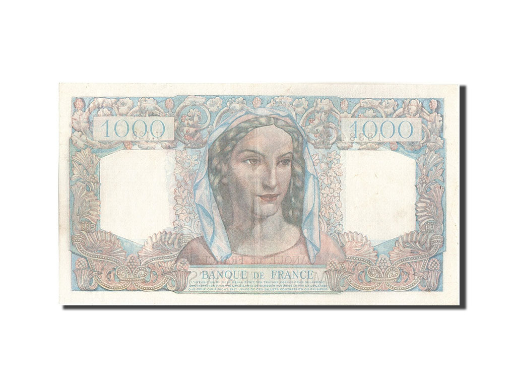 Frankreich, 1000 Francs, 1 000 F 1945-1950 ''Minerve et Hercule'', 1945, KM:1...