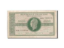 Banknote, France, 1000 Francs, 1943-1945 Marianne, 1945, Undated (1945)