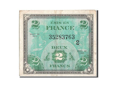 Banconote, Francia, 2 Francs, 1944 Flag/France, 1944, 1944, MB+, Fayette:VF16.2