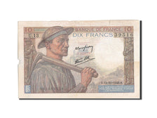 Biljet, Frankrijk, 10 Francs, 10 F 1941-1949 ''Mineur'', 1942, 1942-10-15, TB