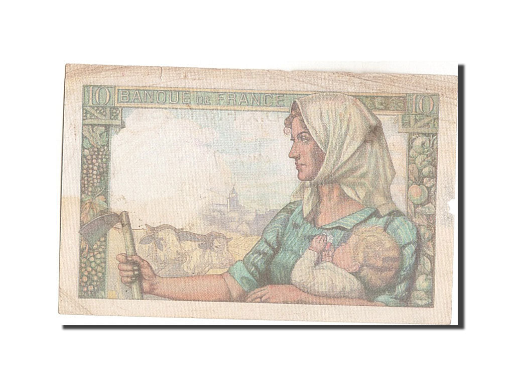 Banknote, France, 10 Francs, 10 F 1941-1949 ''Mineur'', 1942, 1942-10-15