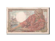 France, 20 Francs, 20 F 1942-1950 ''Pêcheur'', 1942, KM:100a, 1942-11-05, AU...