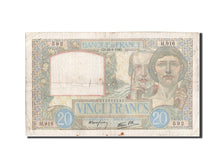 Billete, Francia, 20 Francs, 20 F 1939-1942 ''Science et Travail'', 1940