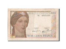 Banknote, France, 300 Francs, 300 F 1938-1939, 1939, Undated (1939), VF(20-25)