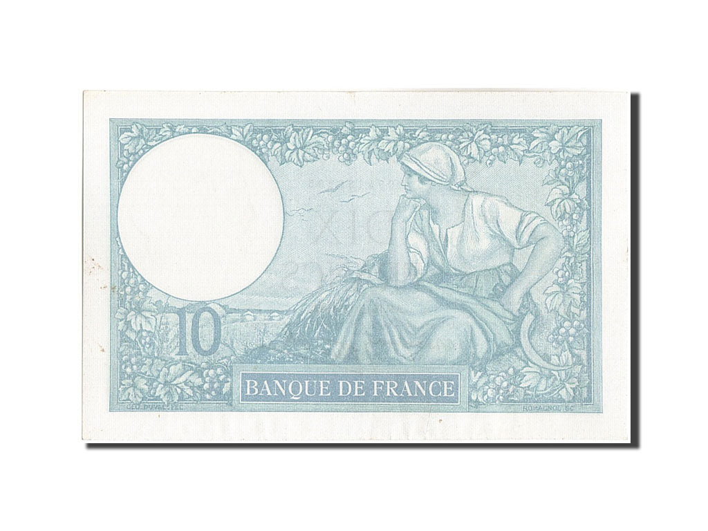 France, 10 Francs, 10 F 1916-1942 ''Minerve'', 1941, KM:84, 1941-01-16, UNC(6...