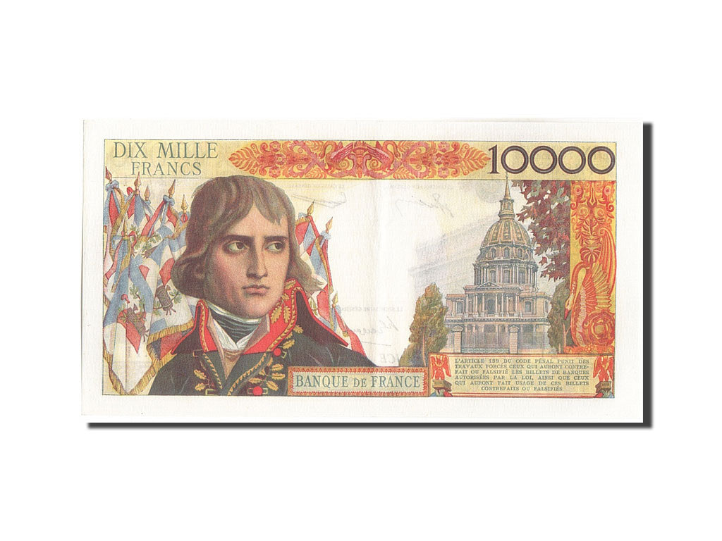 France, 10,000 Francs, 10 000 F 1955-1958 ''Bonaparte'', 1956, KM:136a, 1956-...