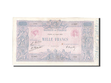 Banknot, Francja, 1000 Francs, Bleu et Rose, 1923, 1923-08-02, VF(30-35)