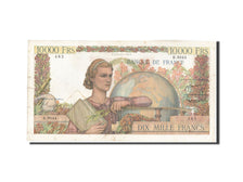 France, 10,000 Francs, 10 000 F 1945-1956 ''Génie Français'', 1955, KM:132d...