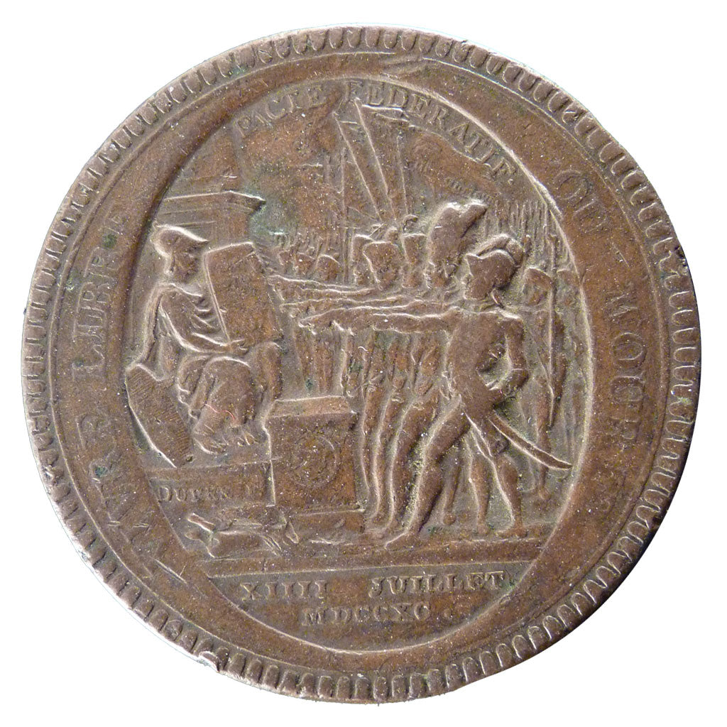 Constitution, Monnaie de Confiance de 5 Sols de Monneron