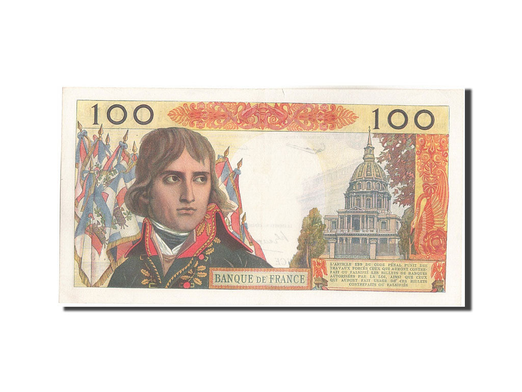 Billet, France, 100 Nouveaux Francs, 100 NF 1959-1964 ''Bonaparte'', 1960