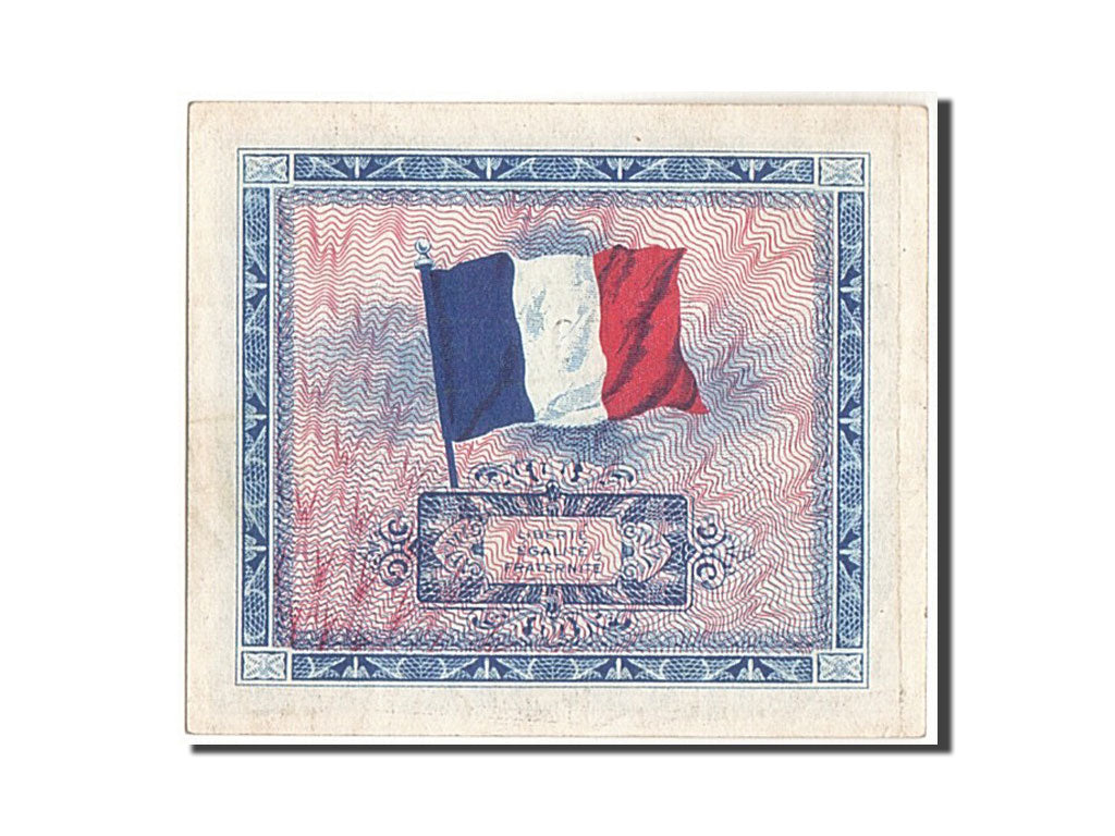 Banknote, France, 2 Francs, 1944 Flag/France, 1944, 1944, AU(55-58)