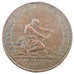 FRANCE, 5 Sols, 1792, EF(40-45), Bronze, Brandon #226, 26.50