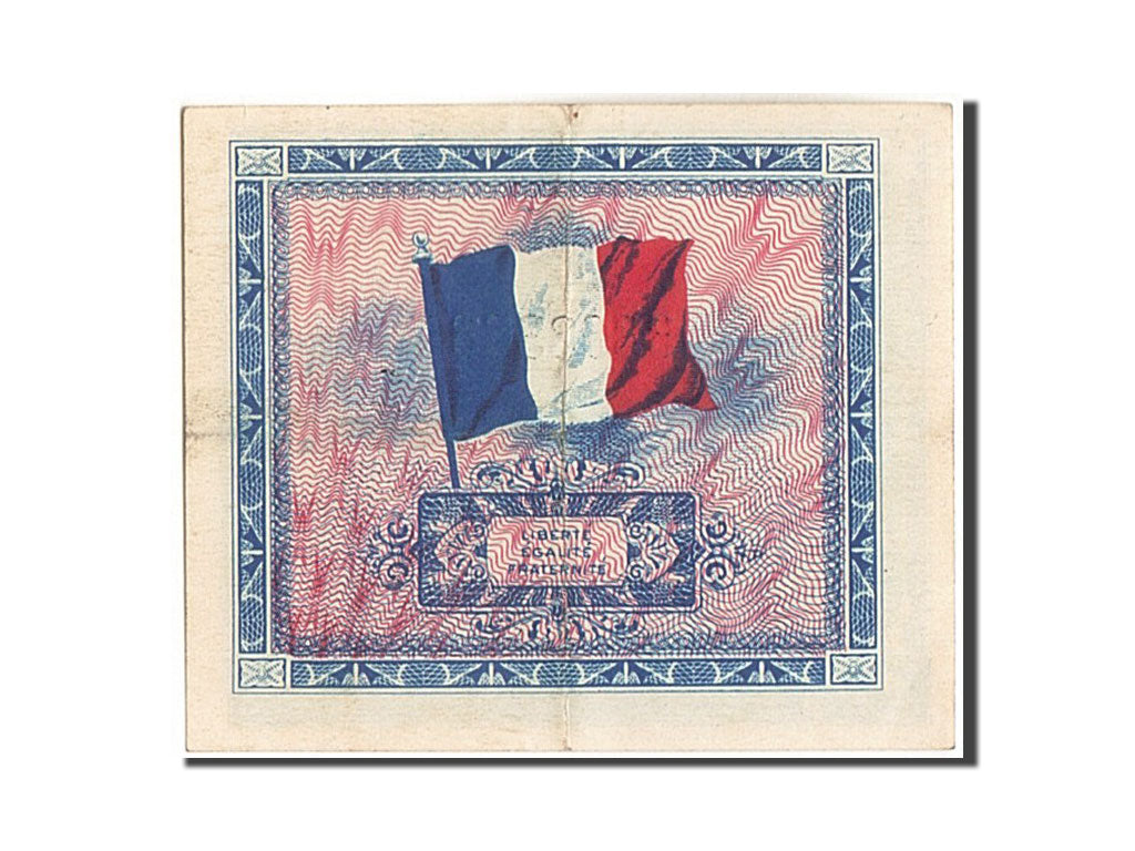 Frankreich, 2 Francs, 1944 Flag/France, 1944, KM:114b, 1944, SS+, Fayette:VF16.2