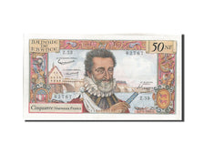 Banknote, France, 50 Nouveaux Francs, 50 NF 1959-1961 ''Henri IV'', 1960