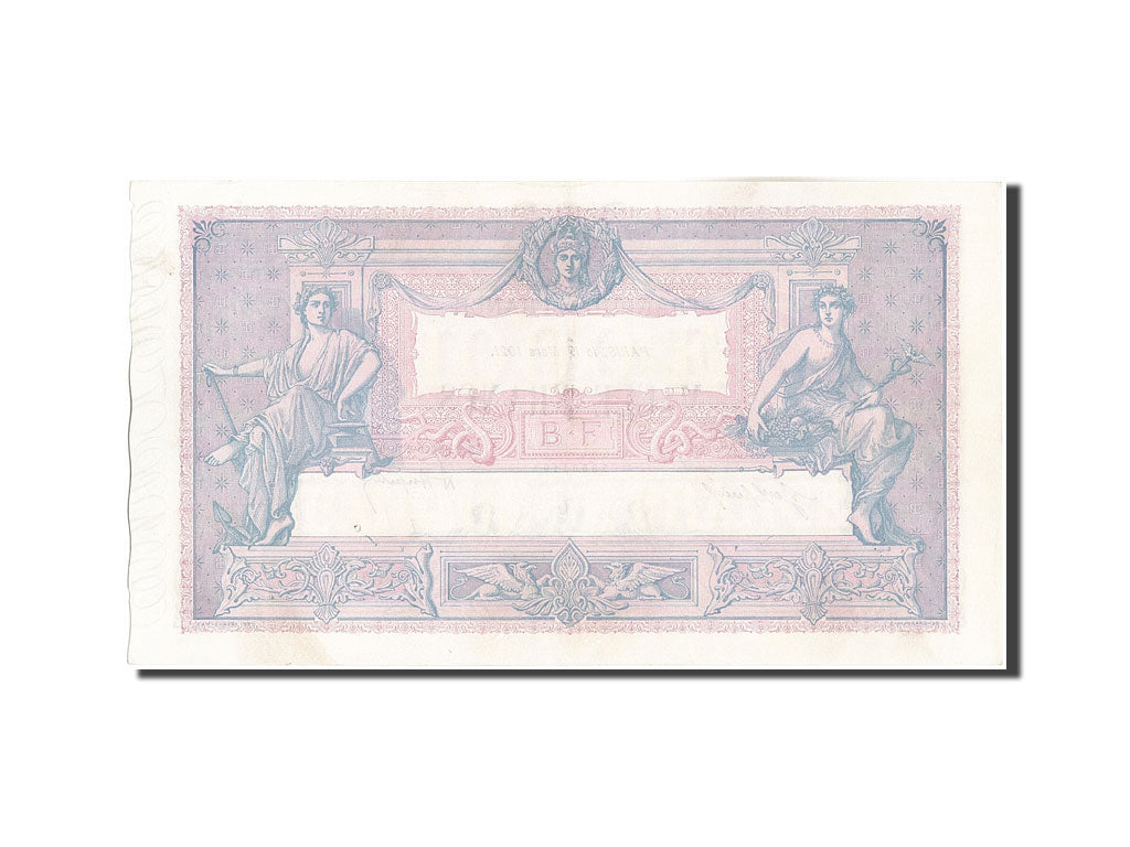 Francia, 1000 Francs, 1 000 F 1889-1926 ''Bleu et Rose'', 1921, KM:67i, 1921-...