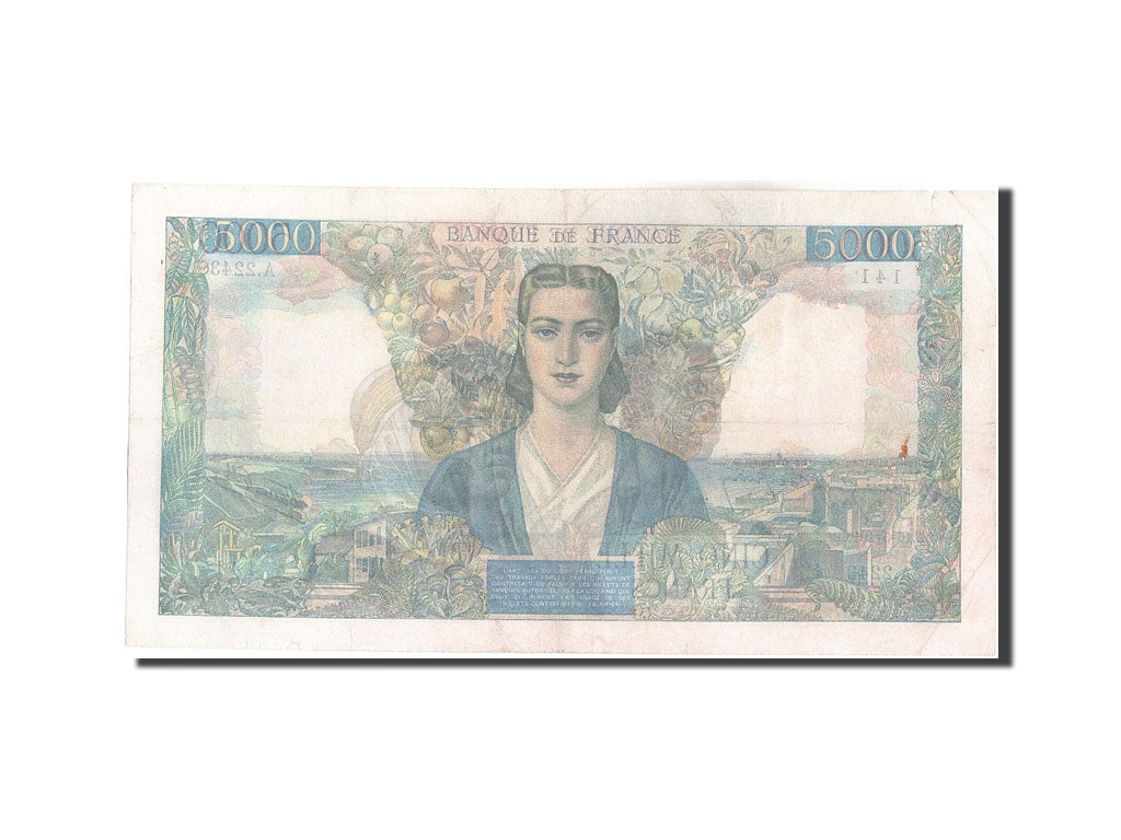 France, 5000 Francs, 5 000 F 1942-1947 ''Empire Français'', 1946, KM:103c, 1...