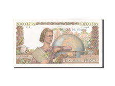 Billete, Francia, 10,000 Francs, 10 000 F 1945-1956 ''Génie Français'', 1956
