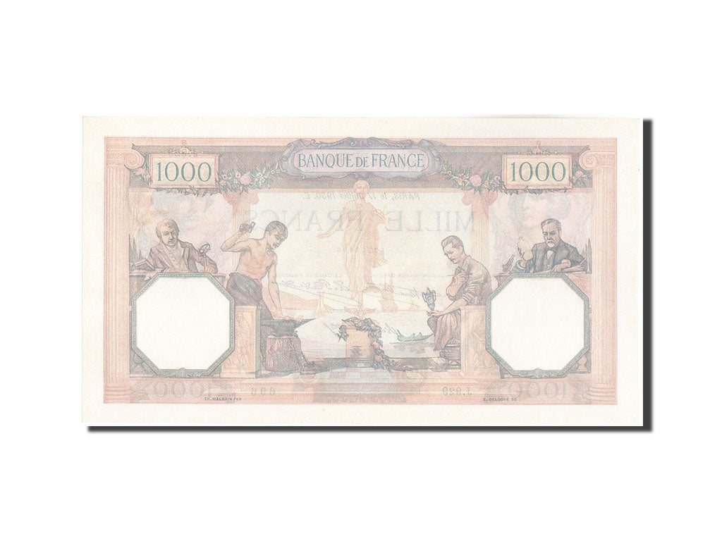 France, 1000 Francs, 1 000 F 1927-1940 ''Cérès et Mercure'', 1930, KM:79b,...