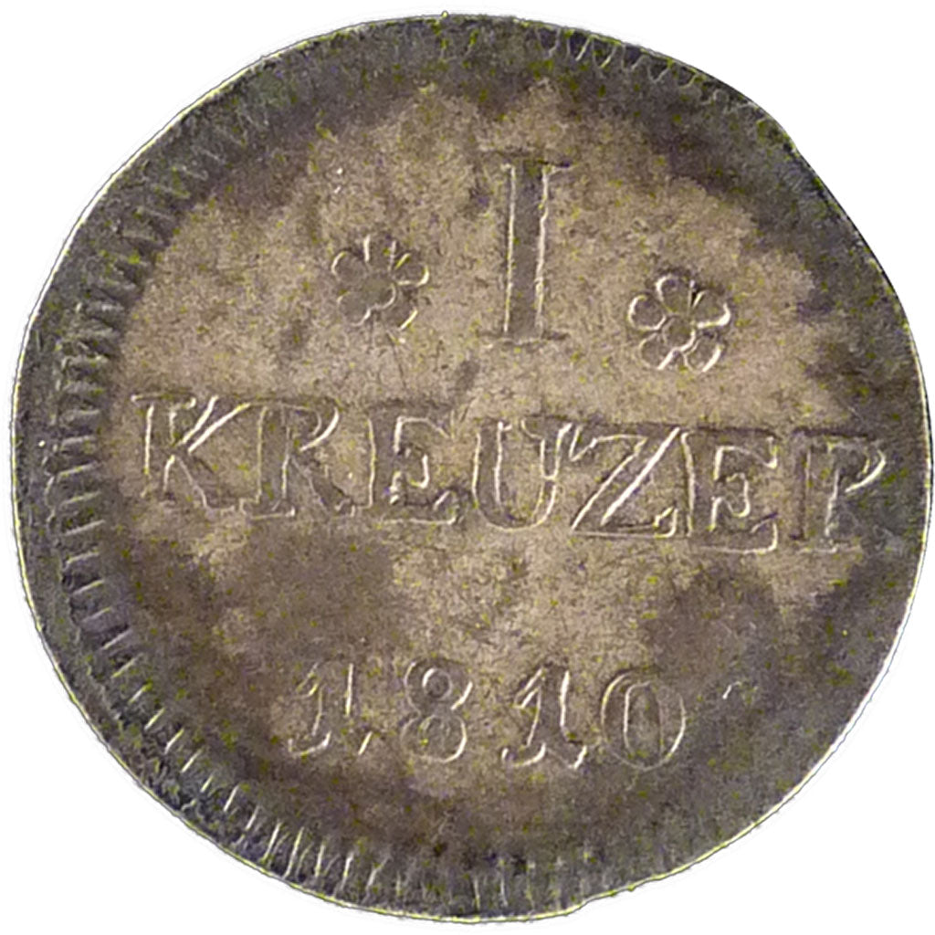 Stati tedeschi, HESSE-DARMSTADT, Ludwig X, Kreuzer, 1810, SPL, Argento, KM:275