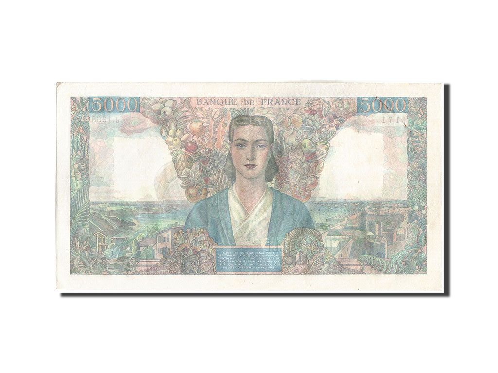 France, 5000 Francs, 5 000 F 1942-1947 ''Empire Français'', 1946, KM:103c, 1...