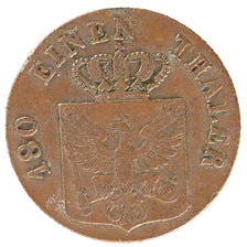 Stati tedeschi, PRUSSIA, Friedrich Wilhelm III, 2 Pfennig, 1823, Aurich, SPL-...