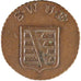 Germany, 3 Pfenninge, 1799, AU(55-58), Copper, 7.60