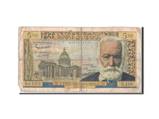 France, 5 Nouveaux Francs, 5 NF 1959-1965 ''Victor Hugo'', 1964, KM:141a, 196...