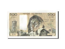France, 500 Francs, 500 F 1968-1993 ''Pascal'', 1987, KM:156f, 1987-01-08, EF...
